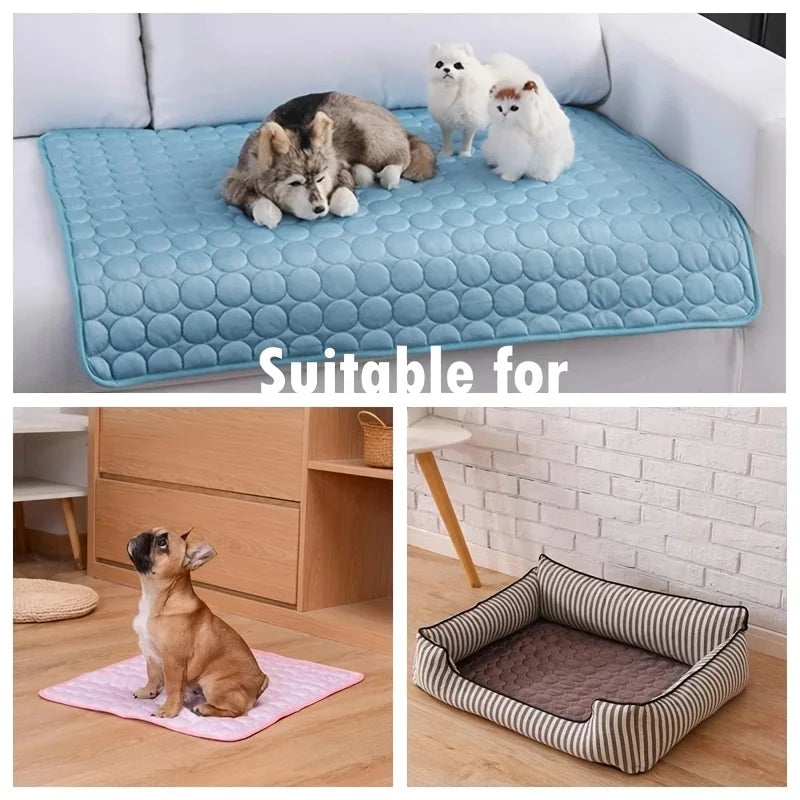 Pet Cooling Mat – Summer Cooling Pad for Dogs & Cats