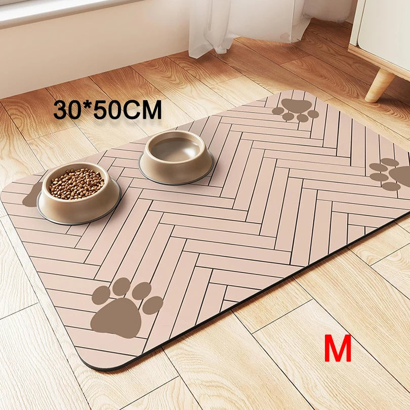 Pet Feeding Mat for Dogs & Cats – Waterproof, Non-Slip, Easy to Clean