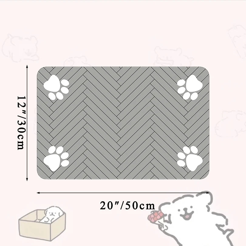 Pet Feeding Mat for Dogs & Cats – Waterproof, Non-Slip, Easy to Clean