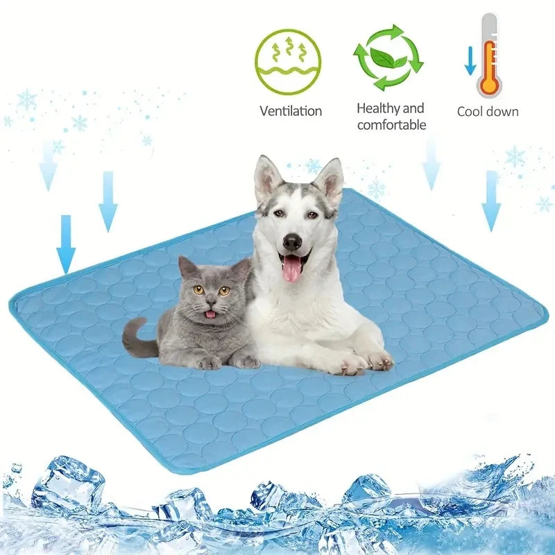 Pet Cooling Mat – Summer Cooling Pad for Dogs & Cats