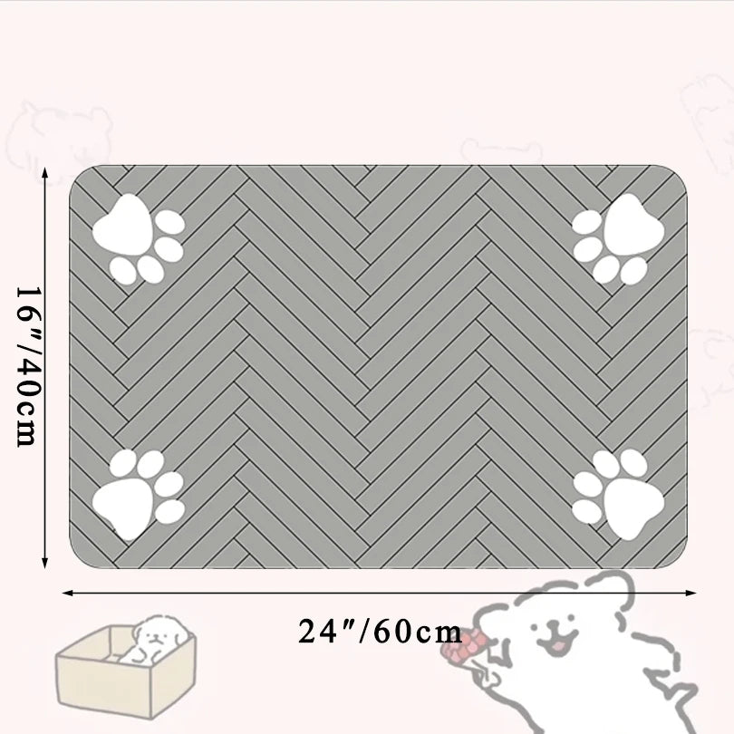 Pet Feeding Mat for Dogs & Cats – Waterproof, Non-Slip, Easy to Clean