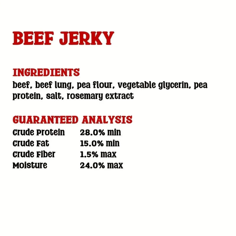 Beef Jerky Pet Treats – Healthy Snacks for Dogs & Cats