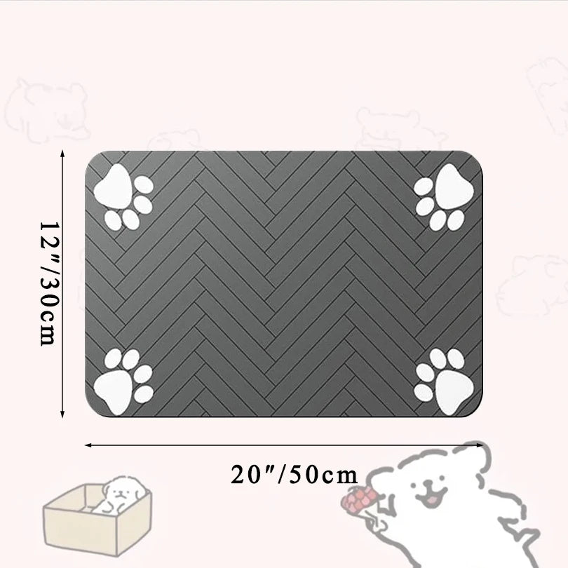 Pet Feeding Mat for Dogs & Cats – Waterproof, Non-Slip, Easy to Clean
