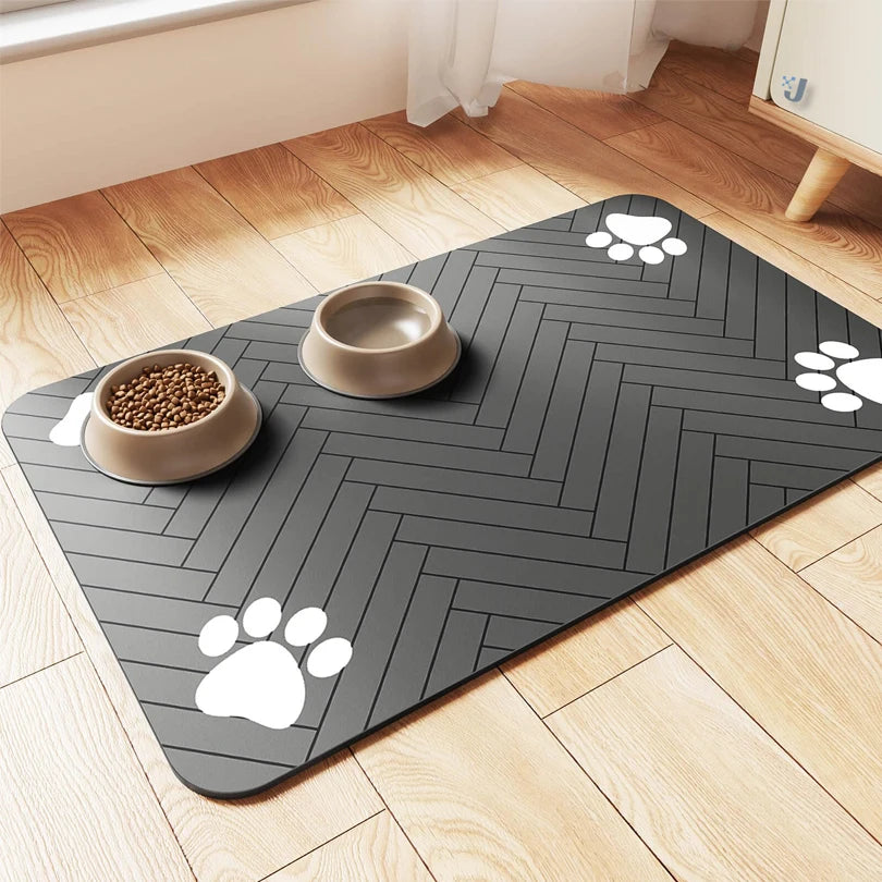 Pet Feeding Mat for Dogs & Cats – Waterproof, Non-Slip, Easy to Clean