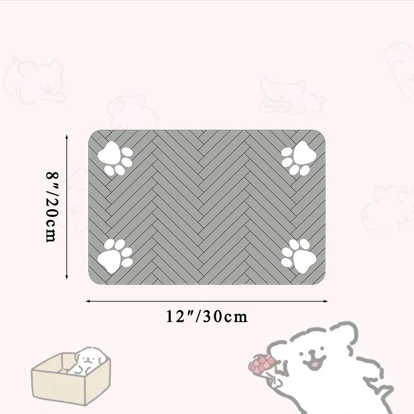 Pet Feeding Mat for Dogs & Cats – Waterproof, Non-Slip, Easy to Clean
